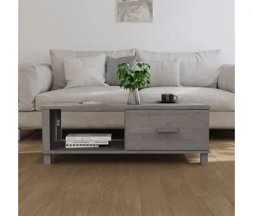 Kohvilaud "Hamar", Helehall, 100X55X35 cm Männipuit Kohvilaud "Hamar", Helehall, 100X55X35 cm Männipuit