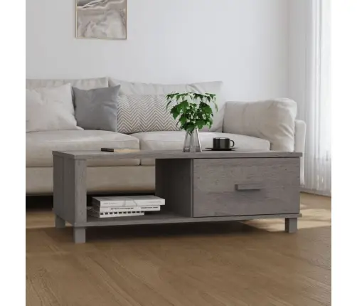 Kohvilaud "Hamar", Helehall, 100X55X35 cm Männipuit Kohvilaud "Hamar", Helehall, 100X55X35 cm Männipuit