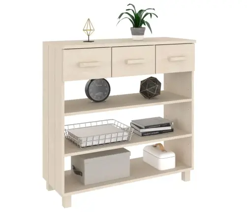 Konsolinis Staliukas Hamar, Medaus Rudas, 90X35X90cm Pušis