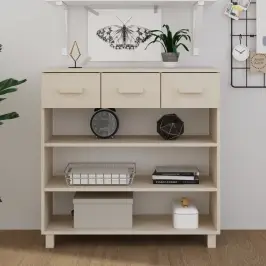 Konsolinis Staliukas Hamar, Medaus Rudas, 90X35X90cm Pušis