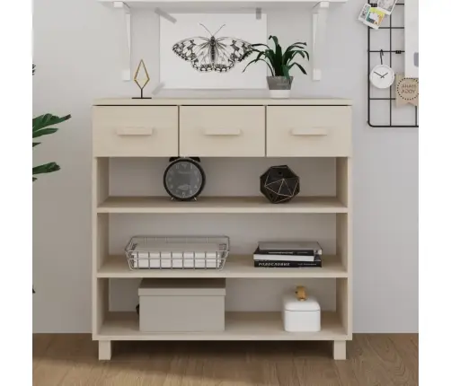 Konsolinis Staliukas Hamar, Medaus Rudas, 90X35X90cm Pušis
