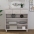 Konsoles Galds Hamar, Balts, 90X35X90 Cm, Priedes Masīvkoks Vidaxl