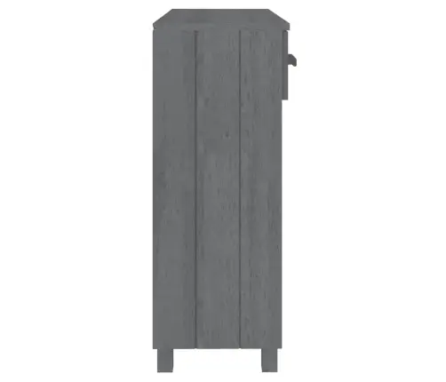 Konsolinis Staliukas Hamar, Tamsiai Pilkas, 90X35X90cm Pušis