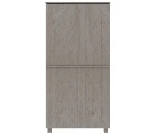 Drabužių Spinta Hamar, Šviesiai Pilka, 89X50X180cm Pušis