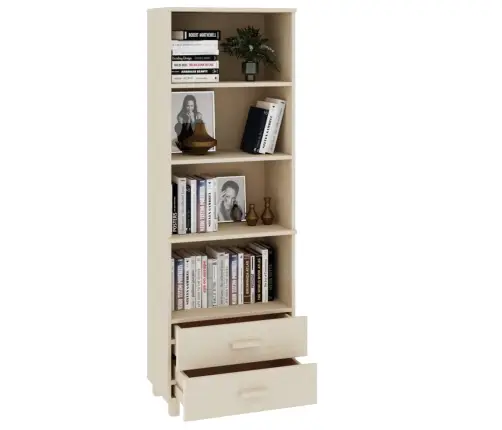 Komoda Hamar, Medaus Ruda, 60X35X180cm Pušies Masyvas