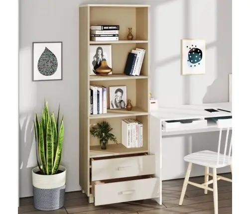 Komoda Hamar, Medaus Ruda, 60X35X180cm Pušies Masyvas