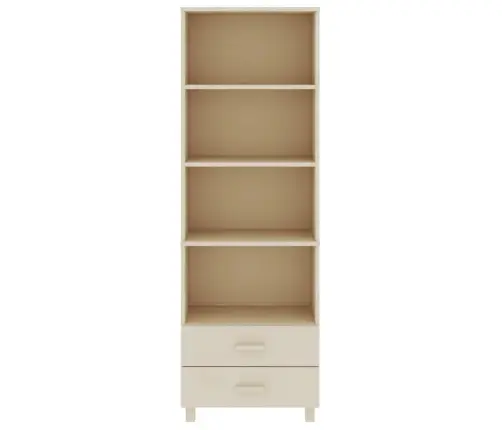 Komoda Hamar, Medaus Ruda, 60X35X180cm Pušies Masyvas