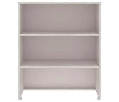 Skapja Augšdaļa Hamar, Balta, 85X35X100 Cm, Priedes Masīvkoks Vidaxl