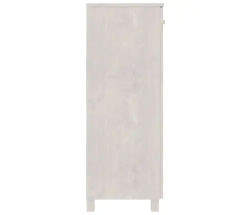 Kingakapp "Hamar", Valge, 85X40X108 cm Männipuit