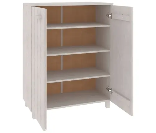 Kingakapp "Hamar", Valge, 85X40X108 cm Männipuit