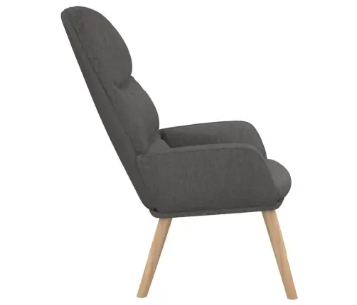Atpūtas Krēsls, Tumši Pelēks Audums Vidaxl