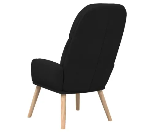 Atpūtas Krēsls, Melns Audums Vidaxl