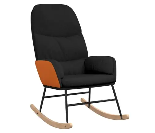 Supama Kėdė, Juodos Spalvos, Audinys