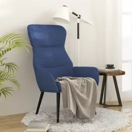 Atpūtas Krēsls, Zils Audums Vidaxl