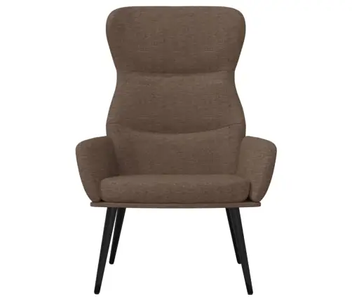 Atpūtas Krēsls, Pelēkbrūns Audums Vidaxl