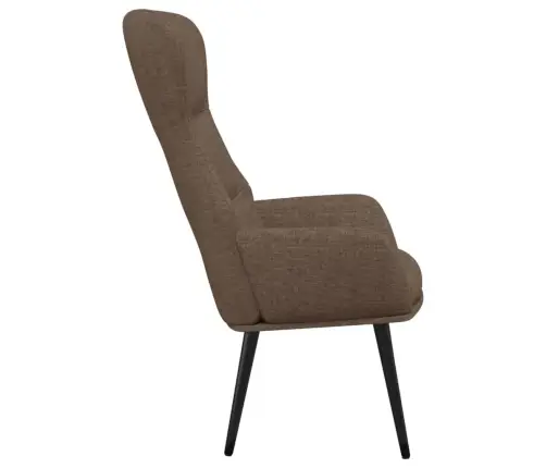 Atpūtas Krēsls, Pelēkbrūns Audums Vidaxl