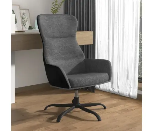 Atpūtas Krēsls, Gaiši Pelēks Audums Vidaxl