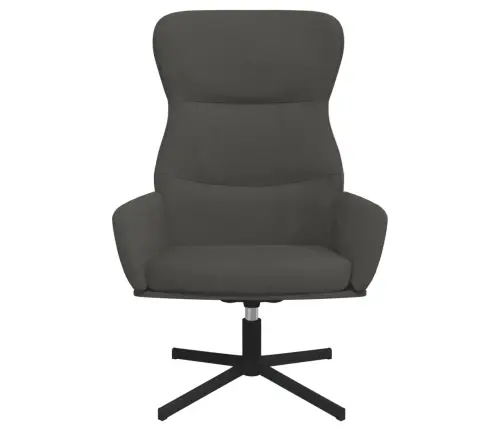 Atpūtas Krēsls, Tumši Pelēks Samts Vidaxl