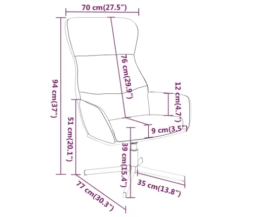 Atpūtas Krēsls, Tumši Pelēks Samts Vidaxl