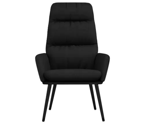 Atpūtas Krēsls, Melns Audums Vidaxl