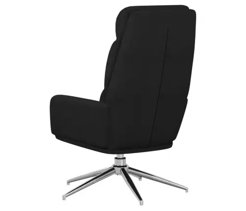 Atpūtas Krēsls, Melns Audums Vidaxl