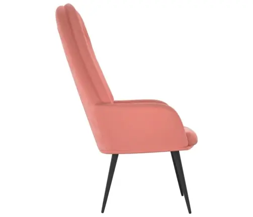 Atpūtas Krēsls, Rozā Samts Vidaxl