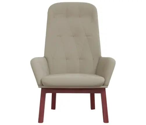 Atpūtas Krēsls, Gaiši Pelēks Samts Vidaxl