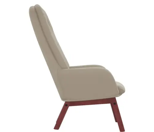 Atpūtas Krēsls, Gaiši Pelēks Samts Vidaxl