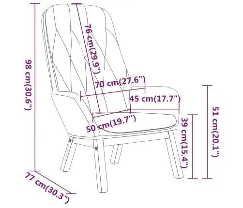 Atpūtas Krēsls, Gaiši Pelēks Samts Vidaxl