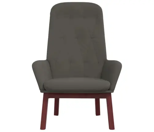 Atpūtas Krēsls, Tumši Pelēks Samts Vidaxl