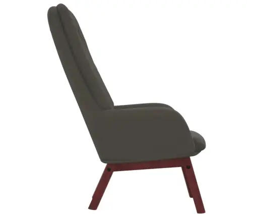 Atpūtas Krēsls, Tumši Pelēks Samts Vidaxl