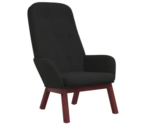 Atpūtas Krēsls, Melns Samts Vidaxl