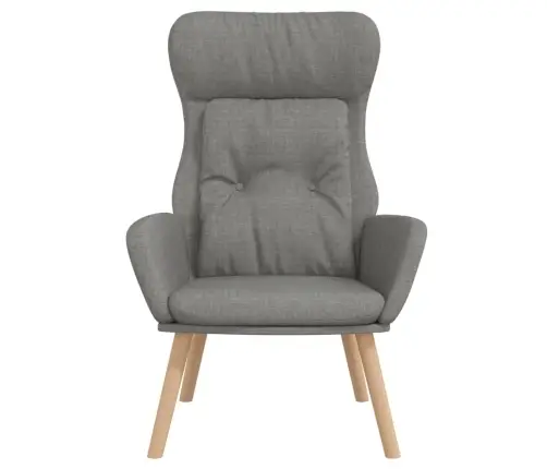 Atpūtas Krēsls, Gaiši Pelēks Audums Vidaxl