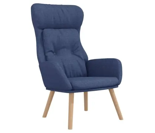 Atpūtas Krēsls, Zils Audums Vidaxl