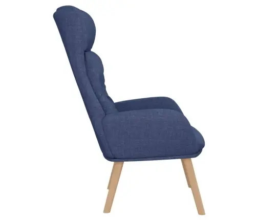 Atpūtas Krēsls, Zils Audums Vidaxl