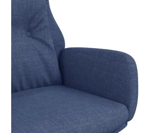 Atpūtas Krēsls, Zils Audums Vidaxl