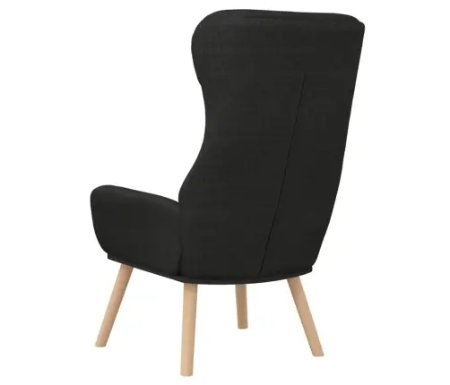 Atpūtas Krēsls, Melns Audums Vidaxl