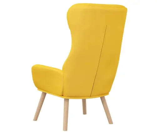 Atpūtas Krēsls, Sinepju Dzeltens Audums Vidaxl