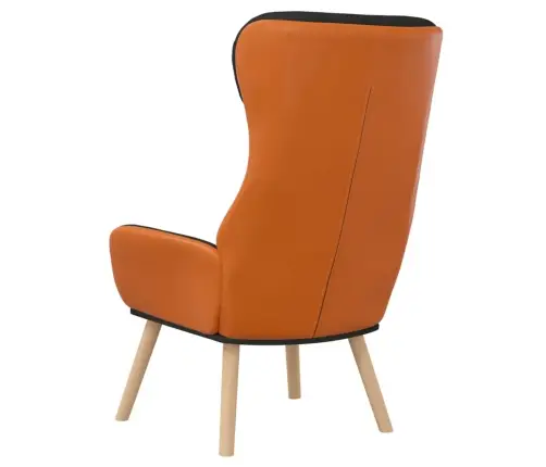 Atpūtas Krēsls, Melns, Audums Un Pvc Vidaxl