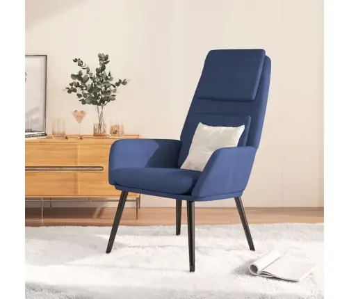 Atpūtas Krēsls, Zils Audums Vidaxl