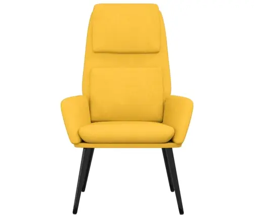 Atpūtas Krēsls, Sinepju Dzeltens Audums Vidaxl