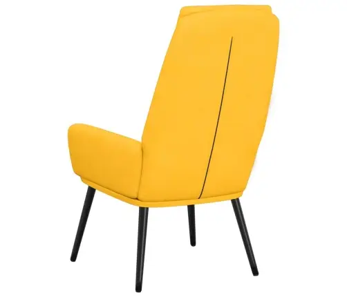 Atpūtas Krēsls, Sinepju Dzeltens Audums Vidaxl