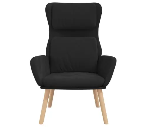 Atpūtas Krēsls, Melns Samts Vidaxl