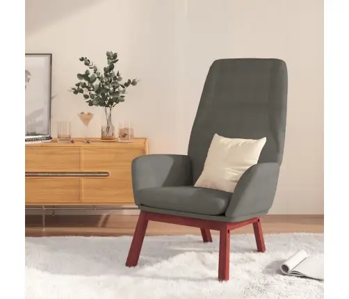 Atpūtas Krēsls, Gaiši Pelēks Audums Vidaxl