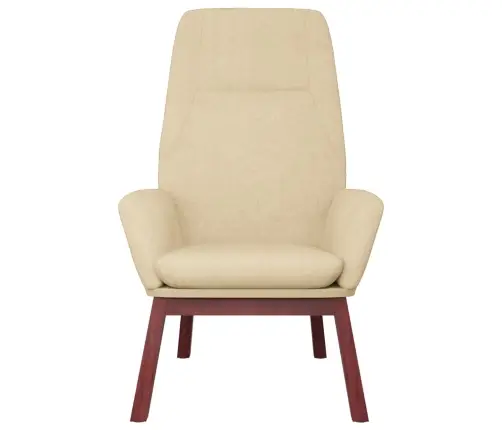 Atpūtas Krēsls, Krēmkrāsas Audums Vidaxl