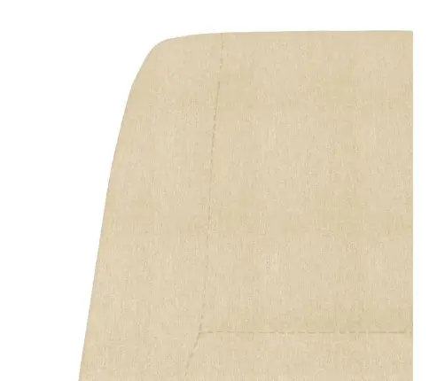 Atpūtas Krēsls, Krēmkrāsas Audums Vidaxl