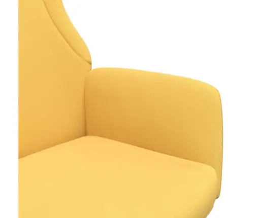 Atpūtas Krēsls, Sinepju Dzeltens Audums Vidaxl