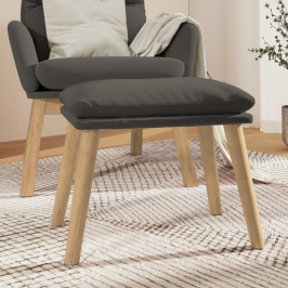 Kājsoliņš, 45X29,5X35 Cm, Tumši Pelēks Samts Vidaxl