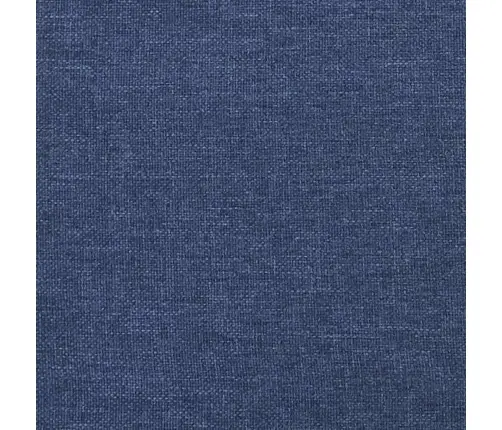 Kājsoliņš, 45X29,5X35 Cm, Zils, Audums Un Mākslīgā Āda Vidaxl