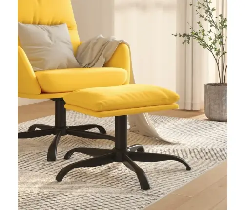 Kājsoliņš, 60X60X36 Cm, Sinepju Dzeltens Audums Vidaxl